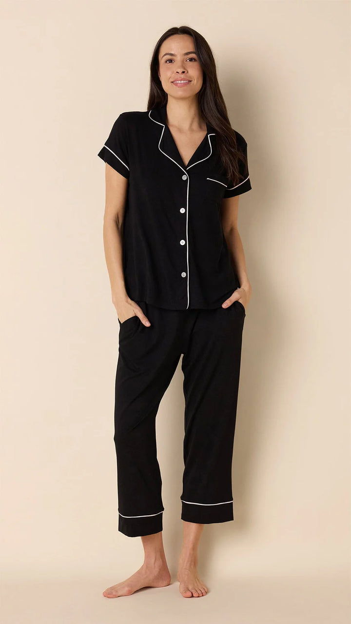 PAJAMA CAPRI KNIT MIDNIGHT