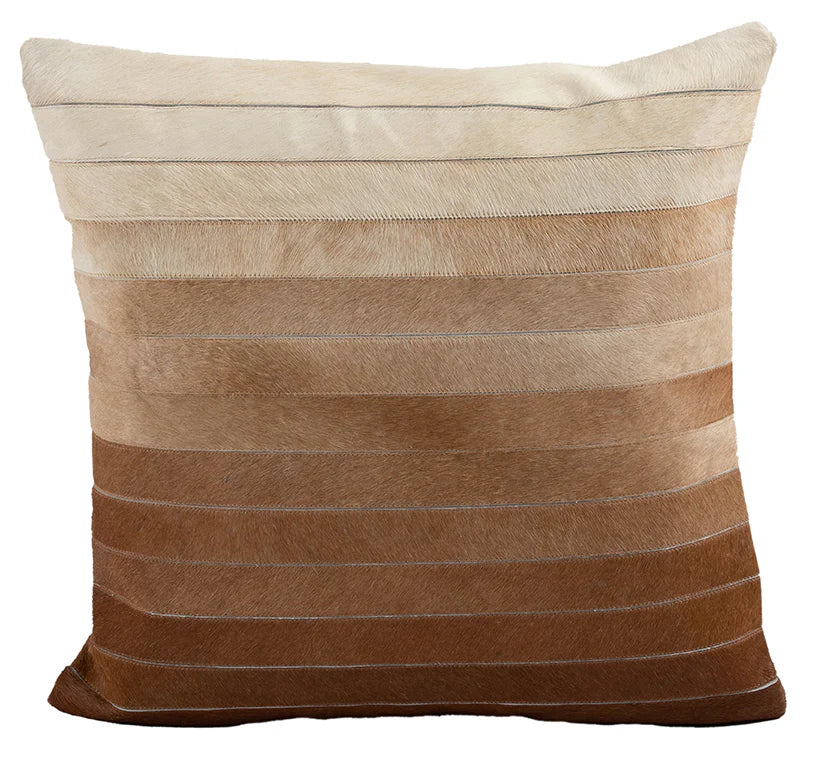 PILLOW OMBRE COWHIDE 20"