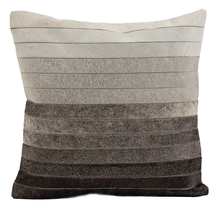 PILLOW OMBRE COWHIDE 20"