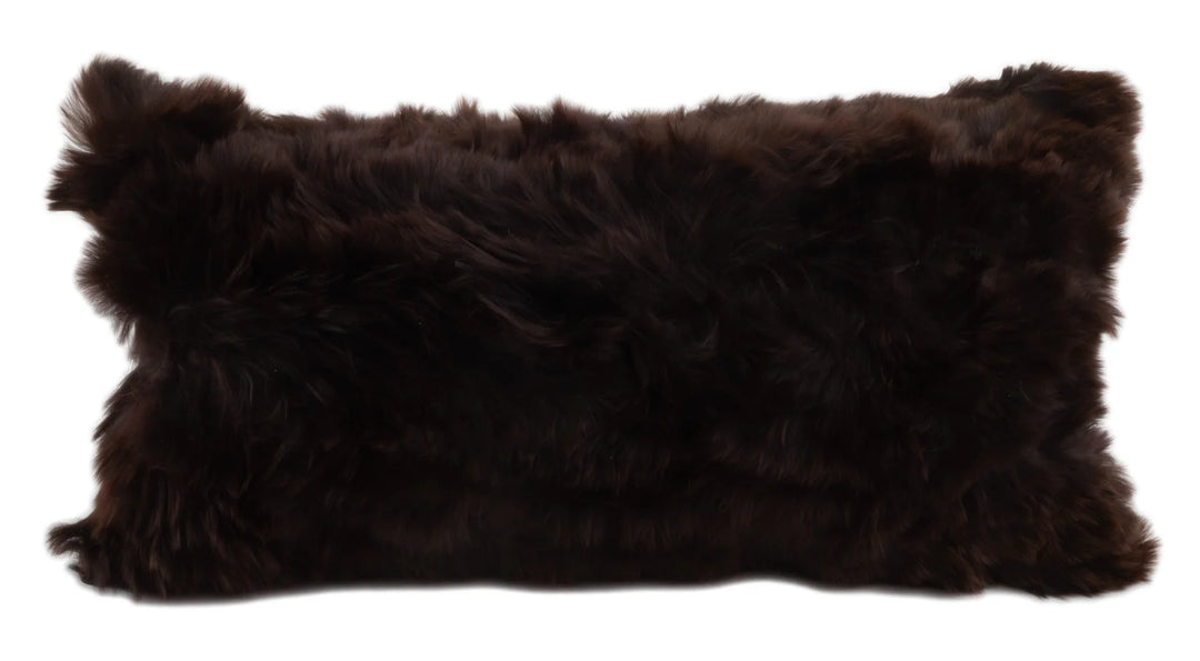 PILLOW SURI ALPACA MICROSUEDE 11X22"