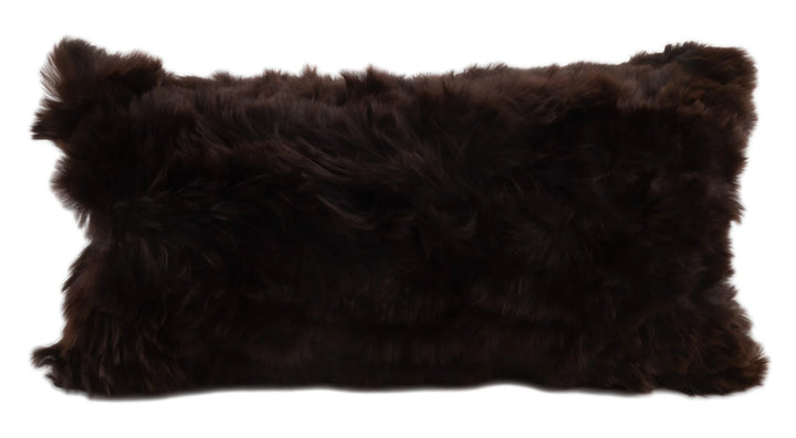 PILLOW SURI ALPACA MICROSUEDE 11X22"