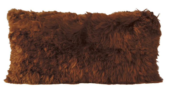 PILLOW SURI ALPACA MICROSUEDE 11X22"