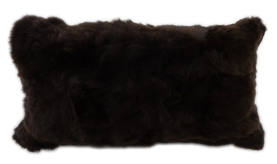 PILLOW SURI ALPACA MICROSUEDE 11X22"