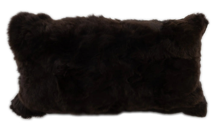 PILLOW SURI ALPACA MICROSUEDE 11X22"