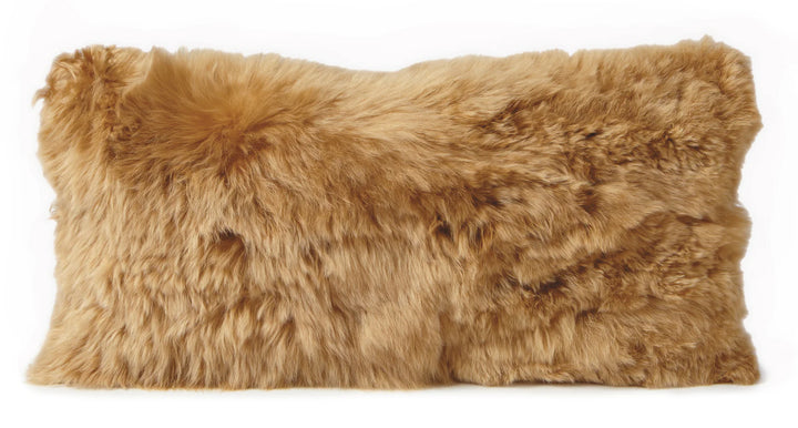 PILLOW SURI ALPACA MICROSUEDE 11X22"