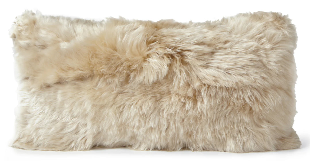 PILLOW SURI ALPACA MICROSUEDE 11X22"