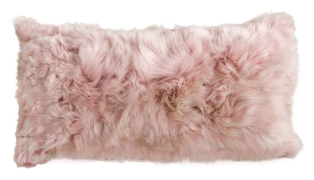PILLOW SURI ALPACA MICROSUEDE 11X22"