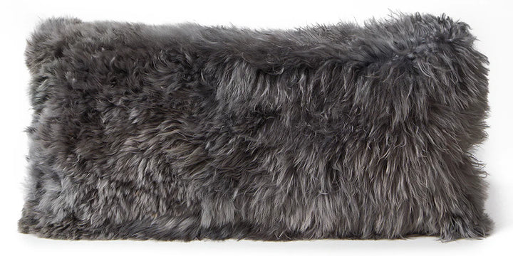 PILLOW SURI ALPACA MICROSUEDE 11X22"