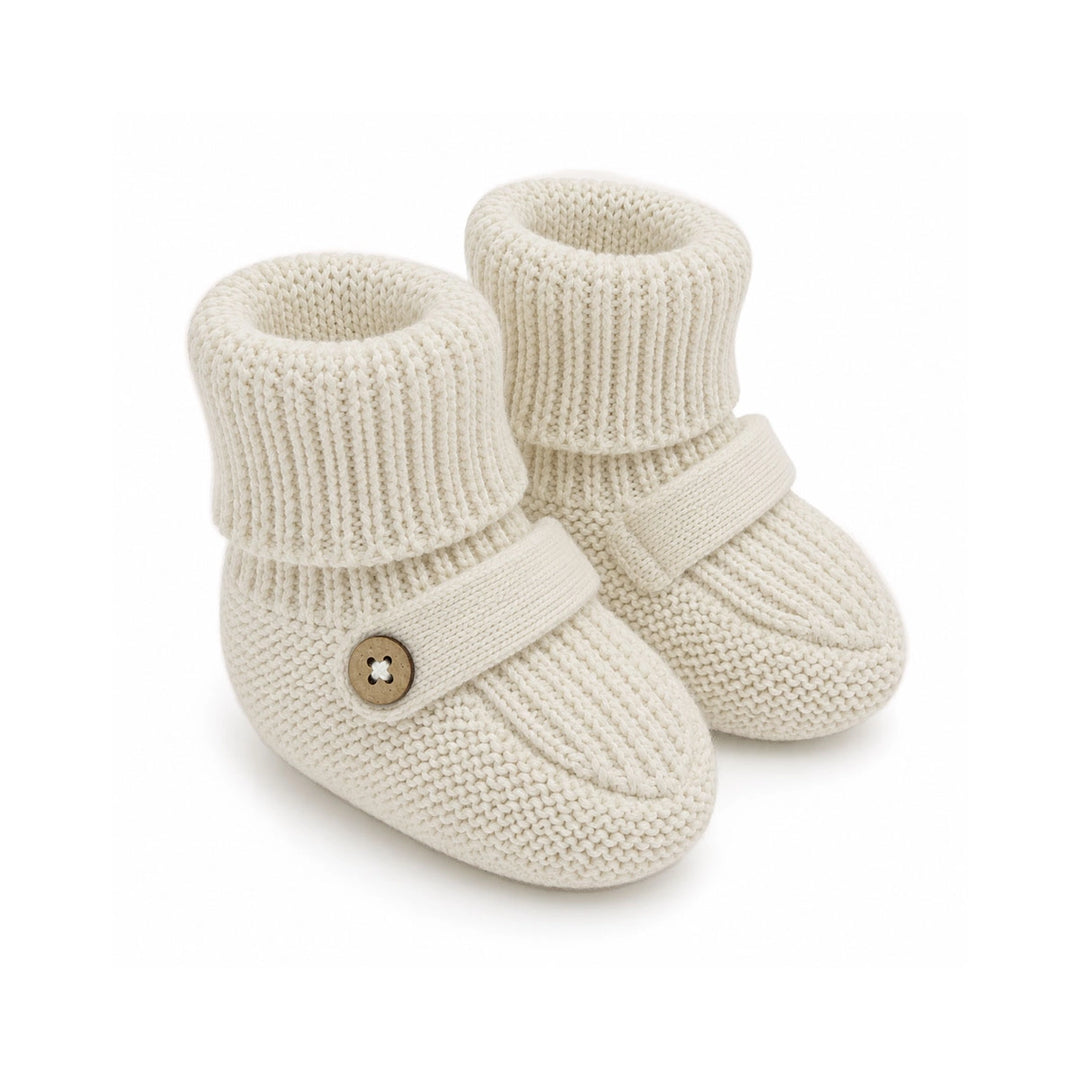 BOOTIES KNITTED CREAM