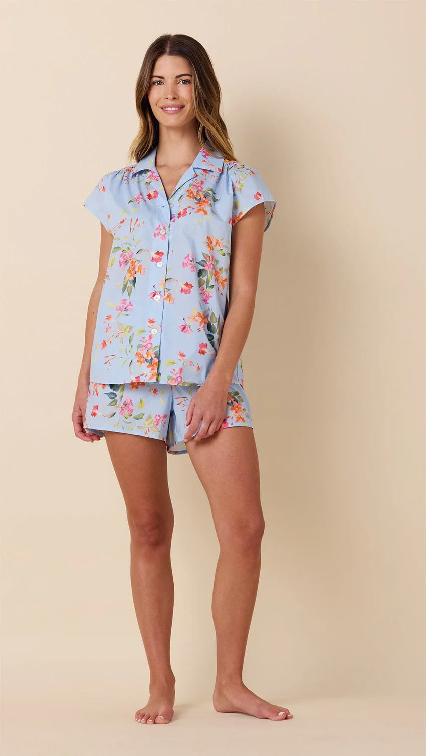 PAJAMA SET SHORT CAMILLA LUXE PIMA