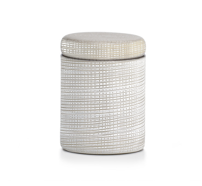 BATH ACCESSORIES WOVEN PLATINUM