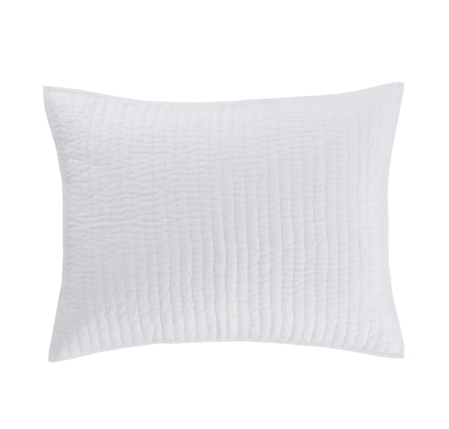 SHAM LANA VOILE QUILTED WHITE