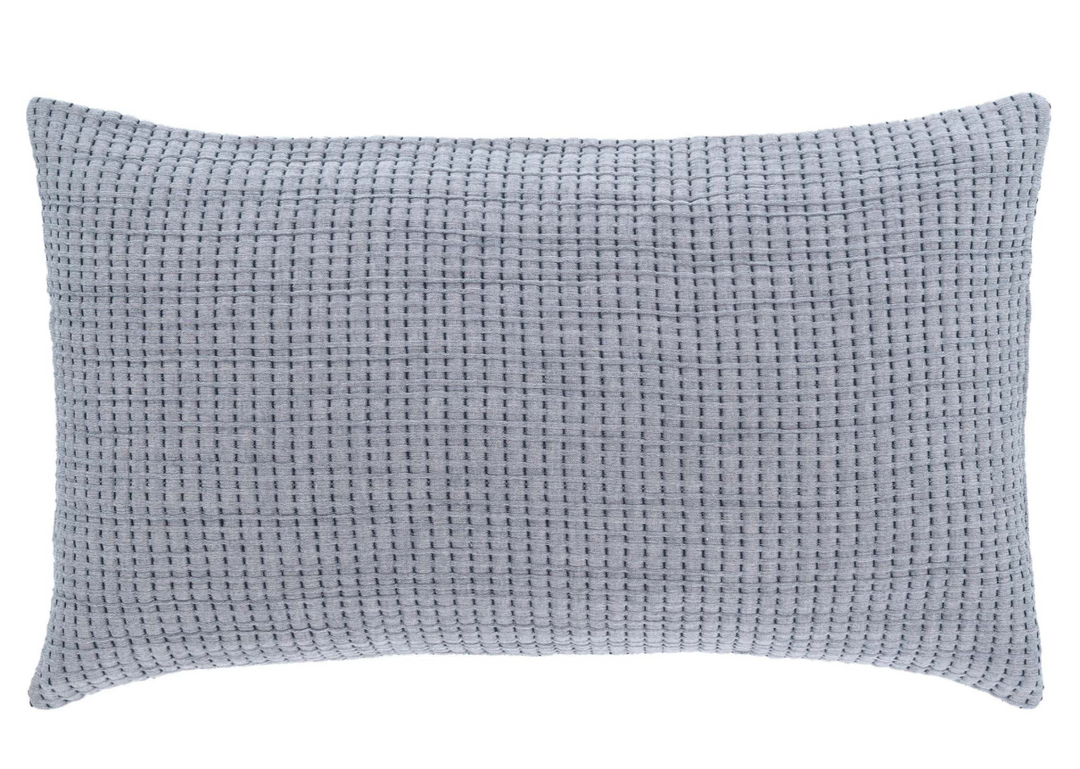 SHAM PICK STITCH MATELASSE NAVY