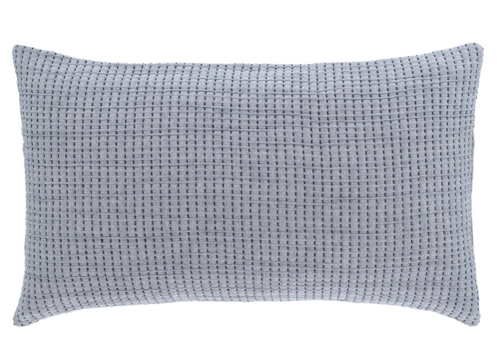 SHAM PICK STITCH MATELASSE NAVY