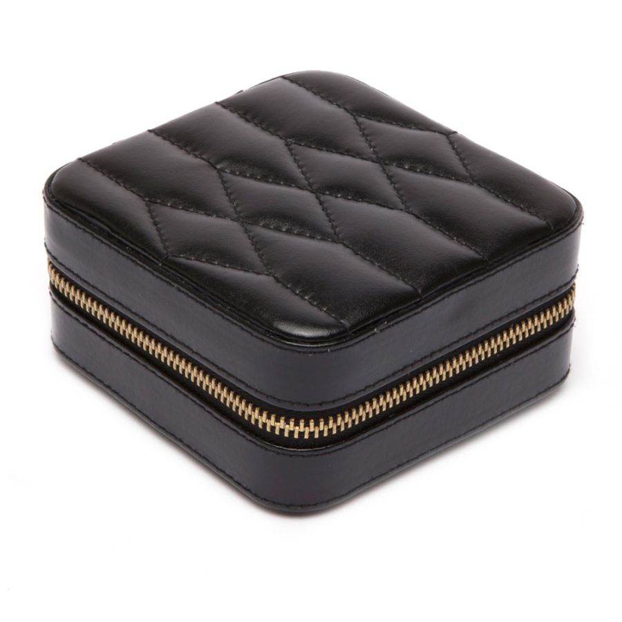 TRAVEL CASE ZIP BLACK CAROLINE #77657