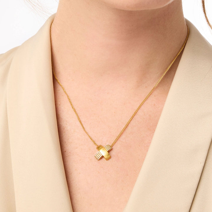 NECKLACE CATALINA X PAVÉ