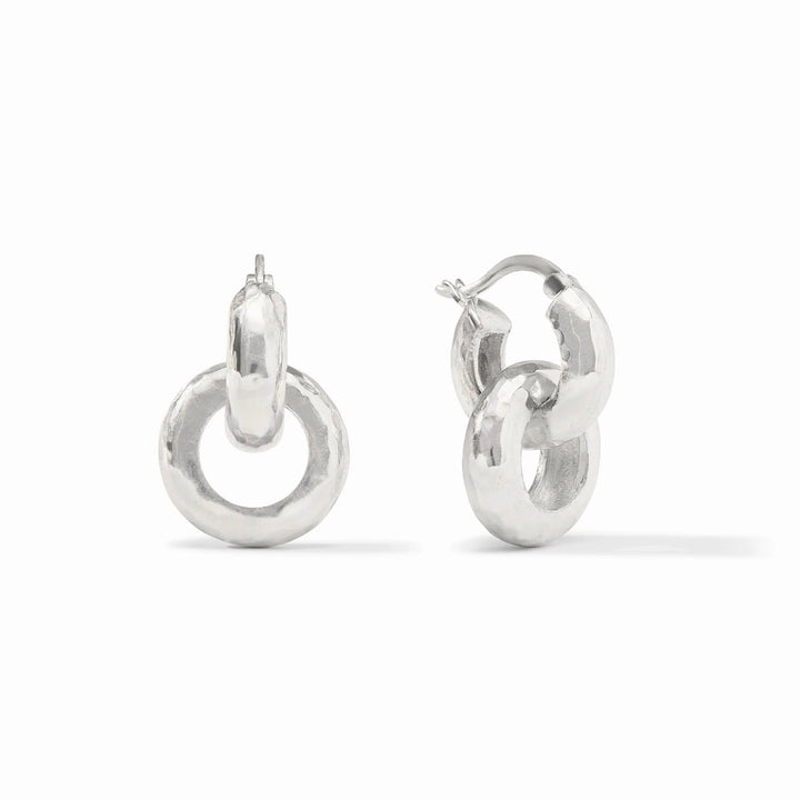 EARRING CATALINA 2-IN-1 SILVER