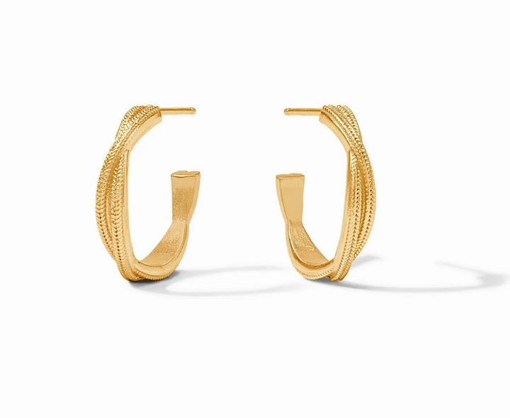 EARRINGS HOOP CHEVAL TWIST