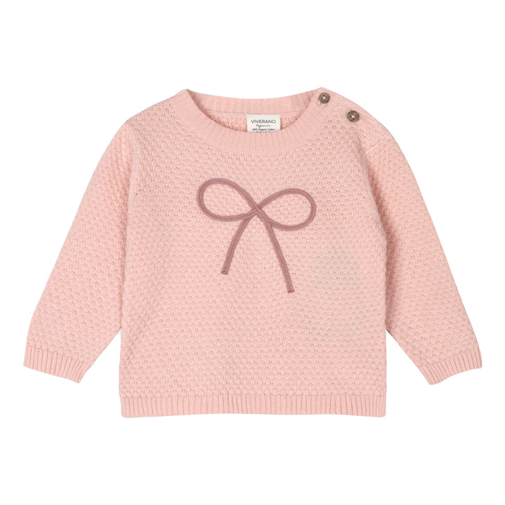 PULLOVER BOW ROSEWOOD PINK