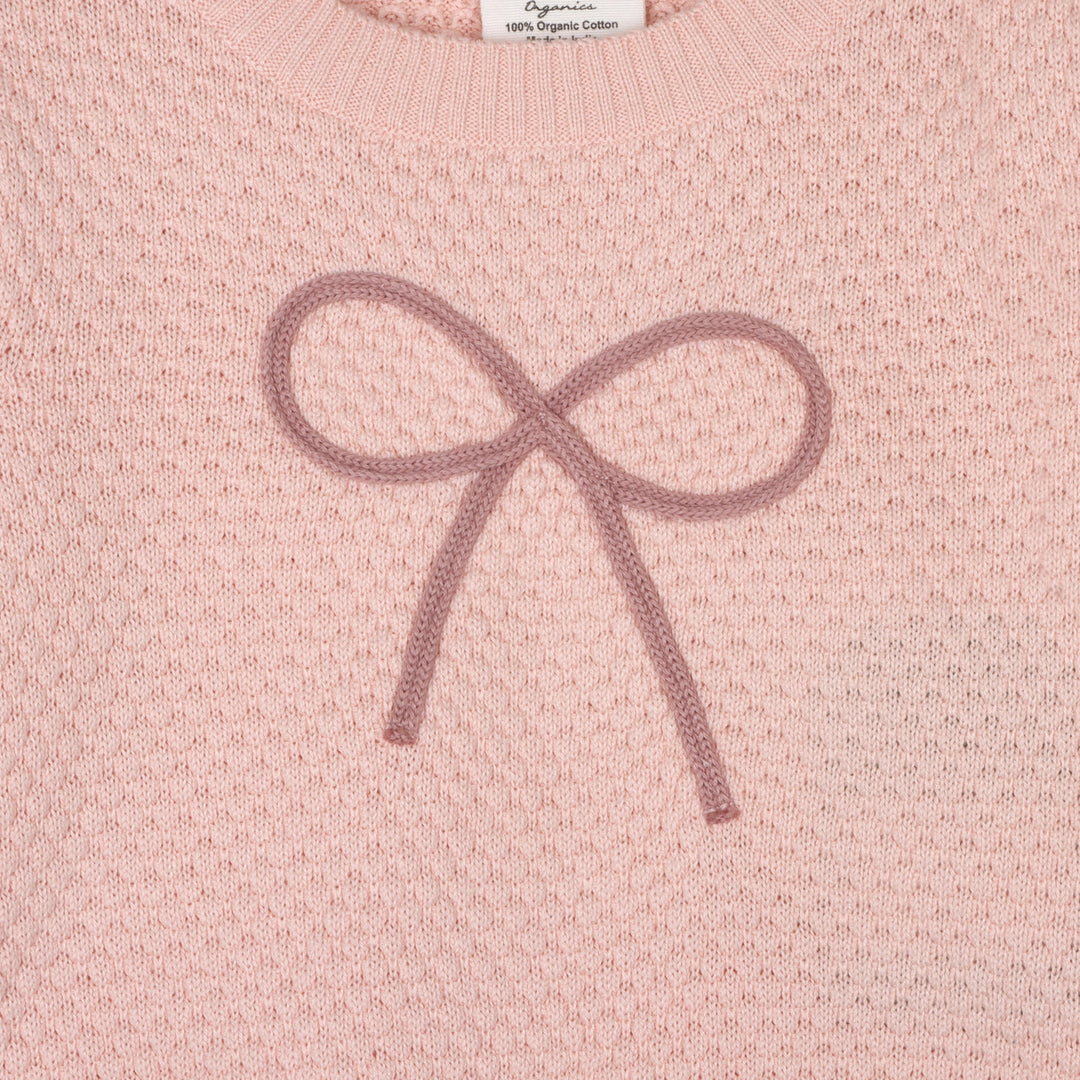PULLOVER BOW ROSEWOOD PINK