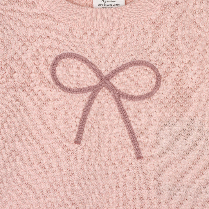 PULLOVER BOW ROSEWOOD PINK
