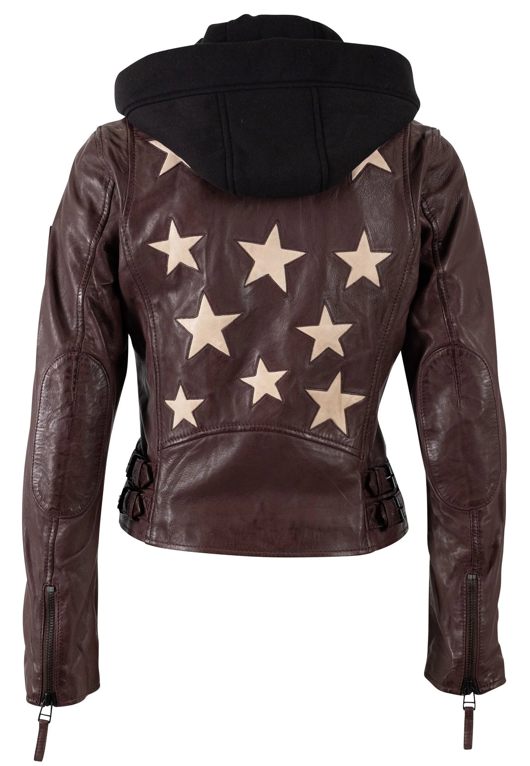 JACKET STAR W/ HOOD CHRISTYN RF DARK CHERRY