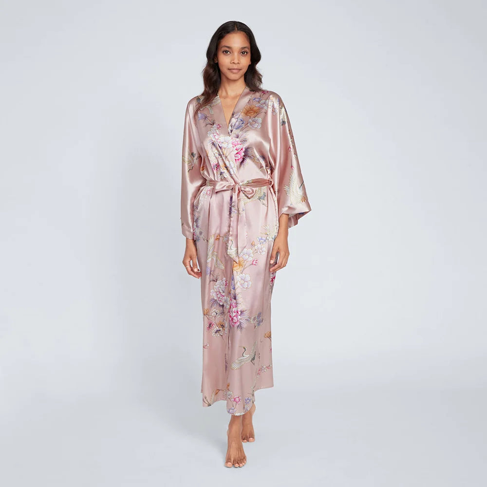 ROBE CHRYSATHEMUM & CRANE LONG