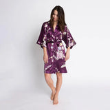 ROBE CHRYSATHEMUM & CRANE SHORT