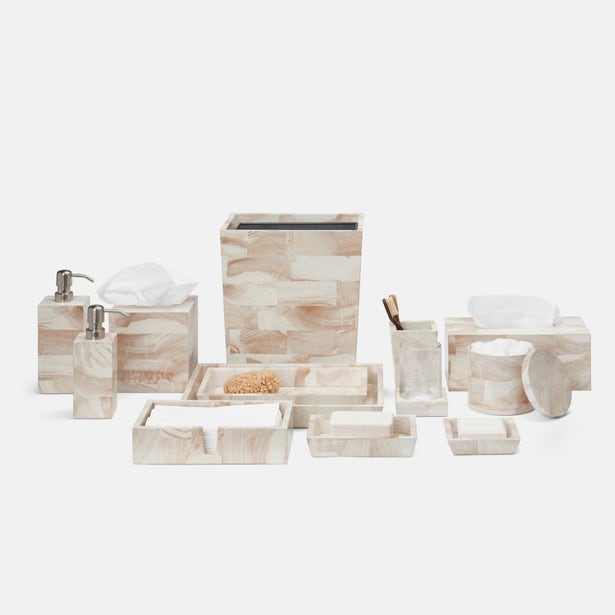 BATH COLLECTION NATURAL FAUX CLAMSTONE