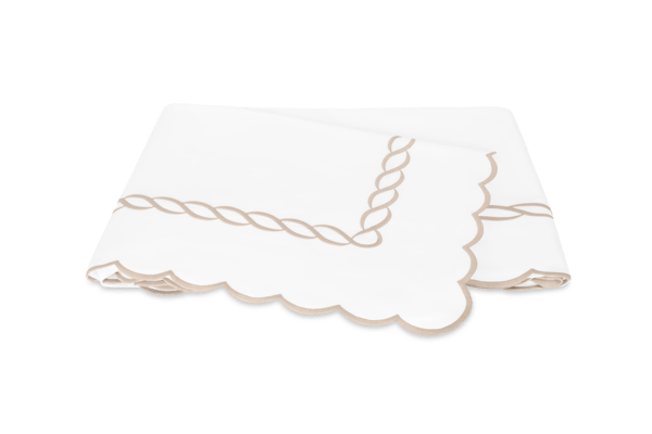 CLASSIC CHAIN SCALLOP BEDDING COLLECTION (Flat Sheets)