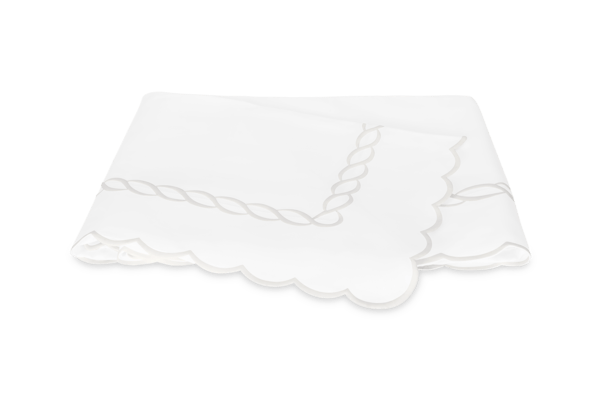 CLASSIC CHAIN SCALLOP BEDDING COLLECTION (Flat Sheets)