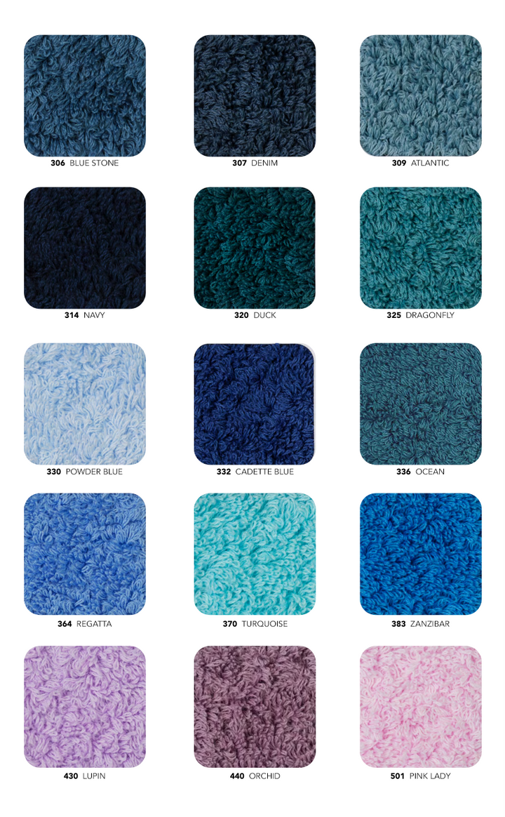SUPER PILE TOWEL COLLECTION (Colors 306-336)