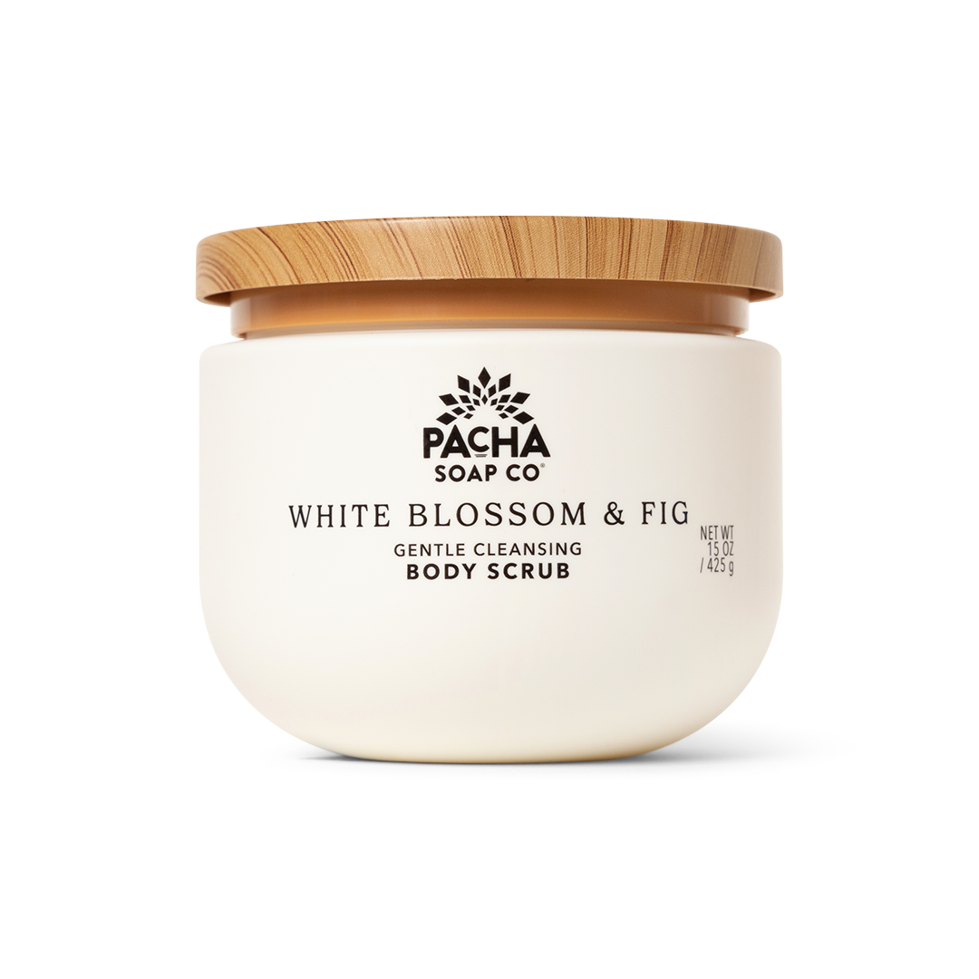 BODY SCRUB WHITE BLOSSOM & FIG 15oz