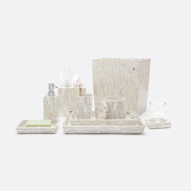 BATH COLLECTION SILVER MIX SHELL/METAL MIX