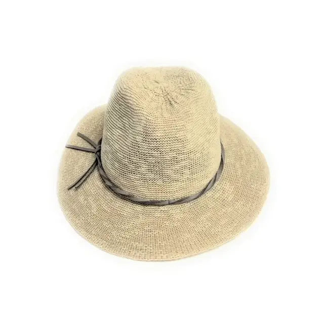 HAT FEDORA BRIM WITH TIE