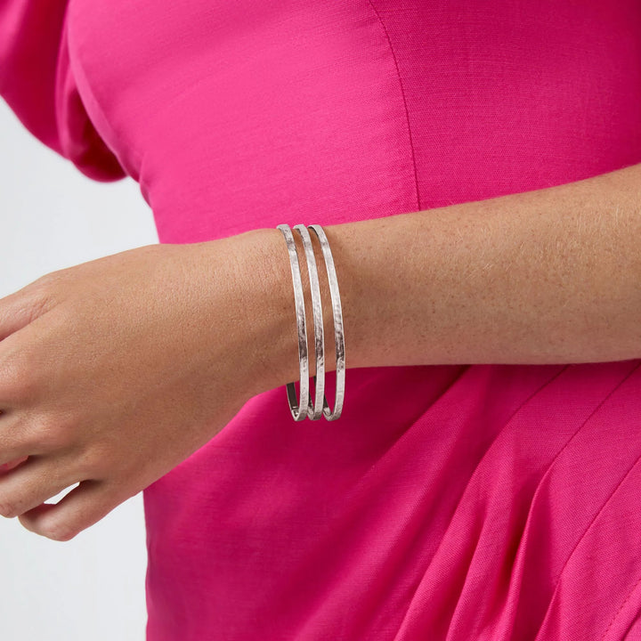 BANGLE CRESCENT SILVER