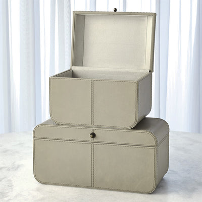 BOX LIGHT GREY CURVED