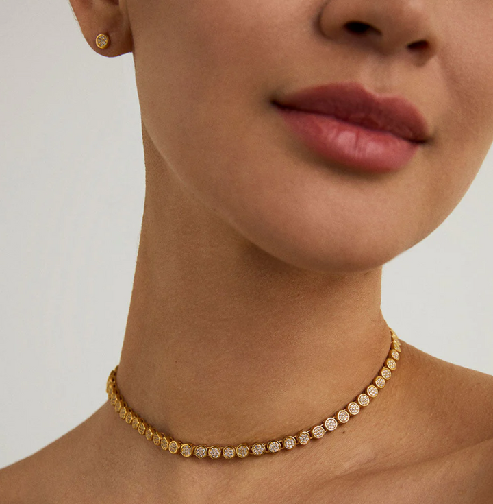 NECKLACE MIRABEAU PAVE #77135