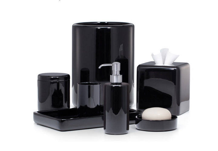BATH ACCESSORIES DOMUS BLACK GLOSS