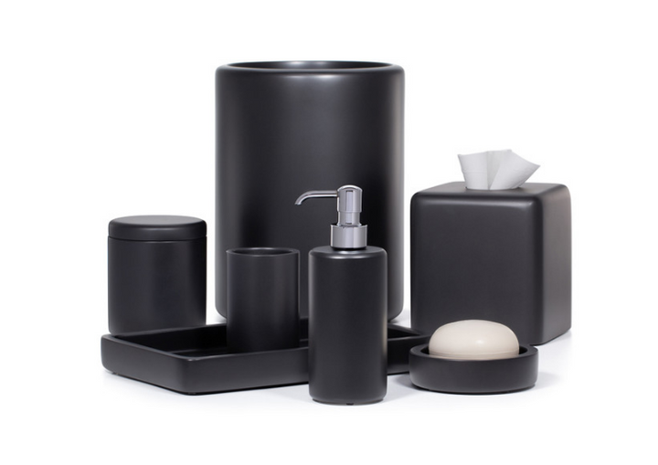 BATH ACCESSORIES DOMUS BLACK MATTE