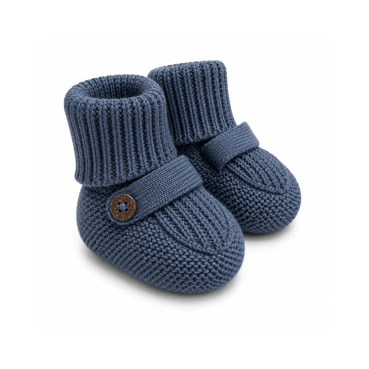 BOOTIES SWEATER KNIT DUSTY BLUE