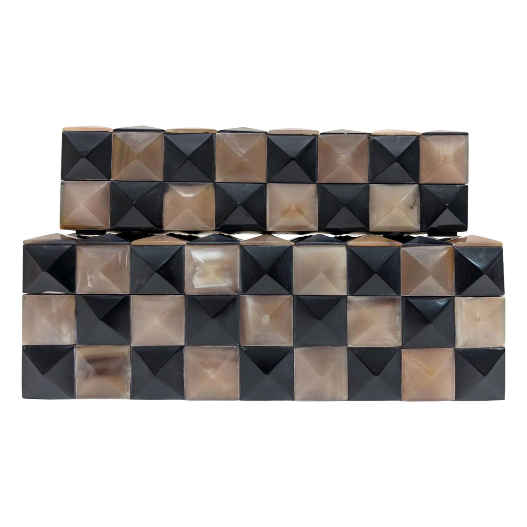 BOX NEUTRAL & BLACK 3D SQUARE BOXES
