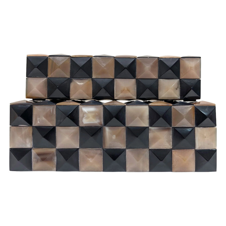 BOX NEUTRAL & BLACK 3D SQUARE BOXES