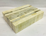 BOX BONE & HORN CENTER THIN STRIPES