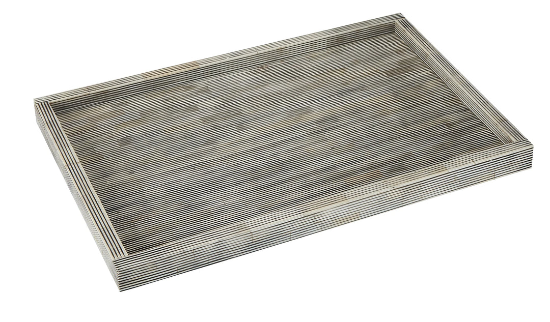 TRAY GRAY & WHITE BONE