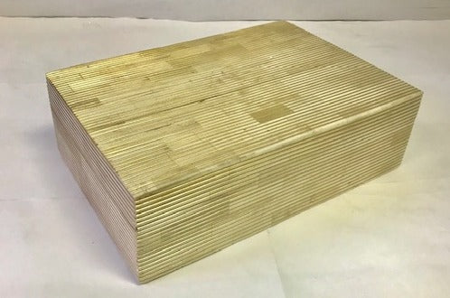 BOX BONE GOLD LINED