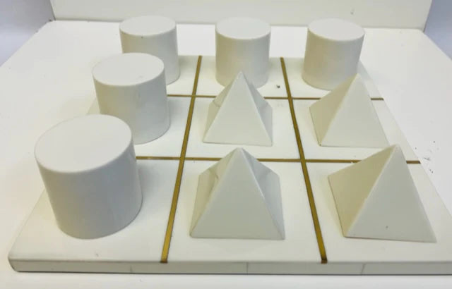 TIC TAC TOE PYRAMID & PILLAR BONE