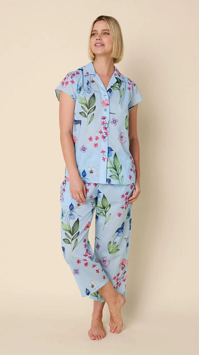 PAJAMA DEERLY VOILE CAPRI BLUE