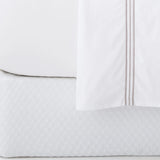 BOX SPRING COVER DIAMOND MATELASSE WHITE