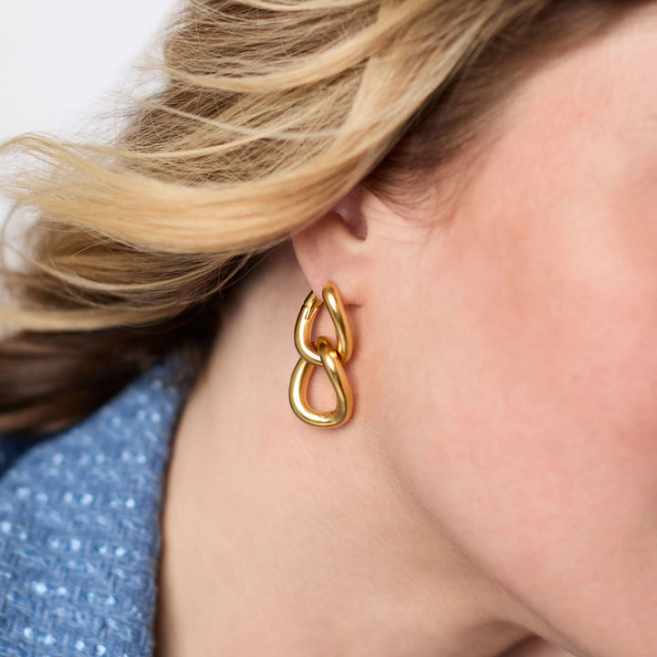 EARRING DOLCE 2-IN-1 GOLD